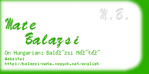 mate balazsi business card